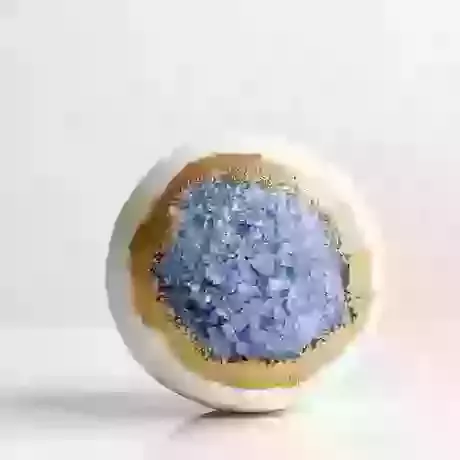 Celestine Meditation Crystal Bath Bomb